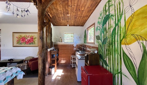 Chalet Confort, véranda, vue montagne