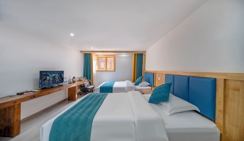 Chambre avec lits jumeaux