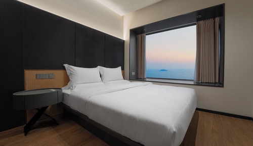 Suite Studio Panoramique, 2 chambres, vue mer, en front de mer