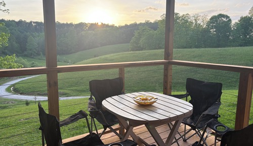 Cabane, 2 chambres, cuisine, vue lac