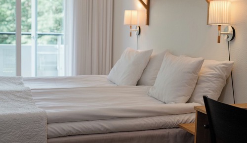 Chambre Double, balcon, vue parc