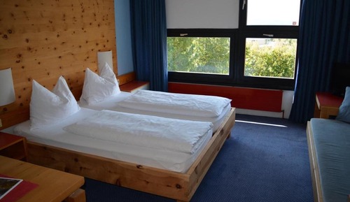Chambre Double ou avec lits jumeaux, balcon, vue montagne