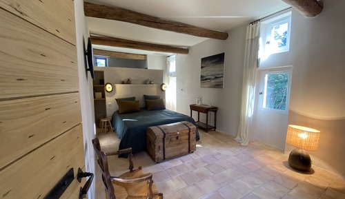 Chambre Double Supérieure, salle de bains privée, vue parc