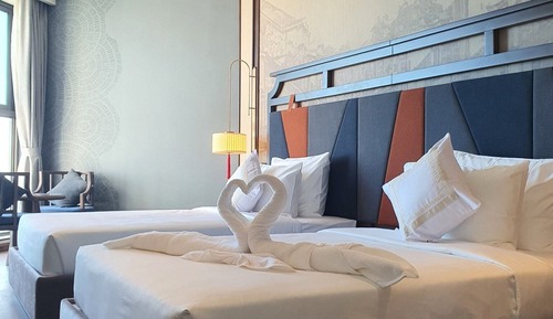 Chambre Supérieure avec lits jumeaux, 1 chambre, vue mer, vue mer