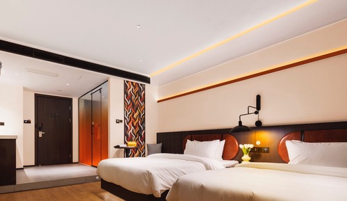 Chambre avec lits jumeaux