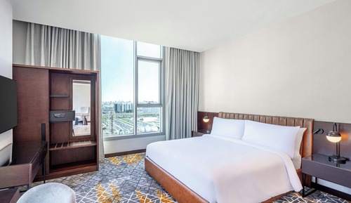 Chambre Deluxe, 1 très grand lit, vue ville