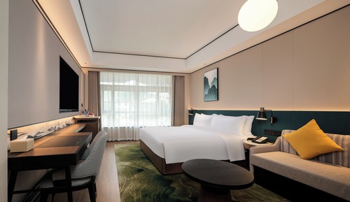 Chambre, 1 très grand lit, accessible aux personnes à mobilité réduite