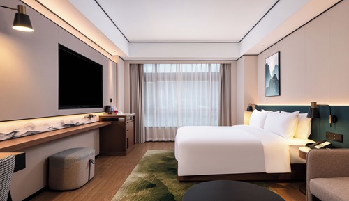 Chambre, 1 très grand lit