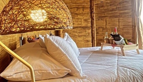 Cabane Confort, balcon, vue vallée