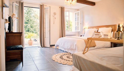 Chambre Triple Deluxe, patio, vue jardin