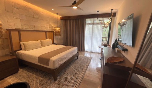 Chambre Standard, balcon, vue jardin