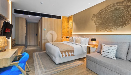 Appartement, 2 chambres, vue piscine