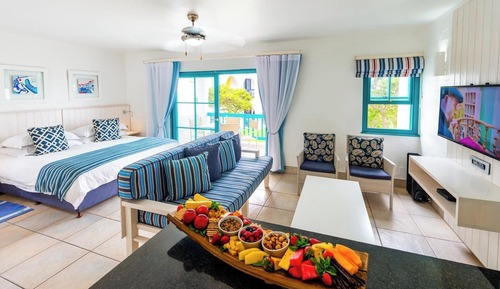 Appartement, balcon, vue piscine