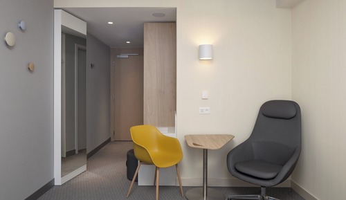 Chambre Standard, 1 grand lit, vue montagne
