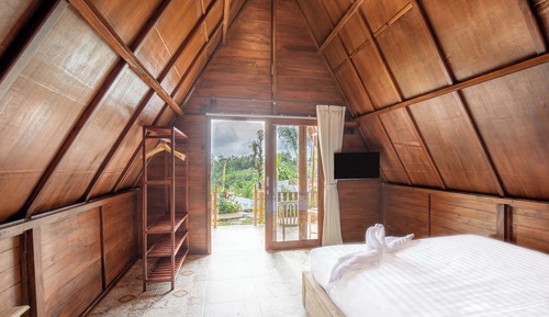 Chambre Double Standard, 1 grand lit, vue jardin