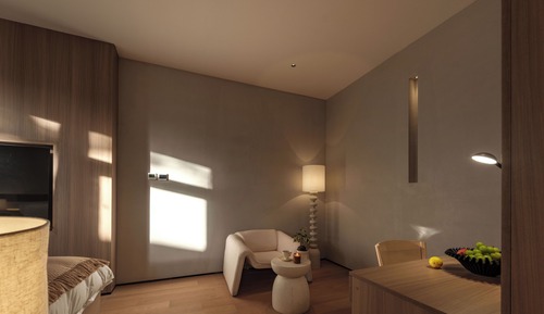 Chambre Double Confort, vue partielle sur l'océan, côté jardin