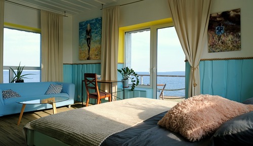 Chambre Simple Supérieure, balcon, vue mer
