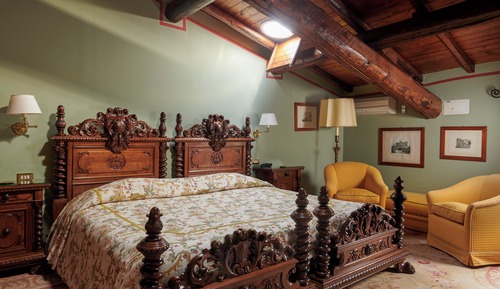 Chambre Deluxe Double ou avec lits jumeaux, vue jardin