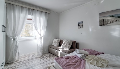 Appartement, balcon, vue mer
