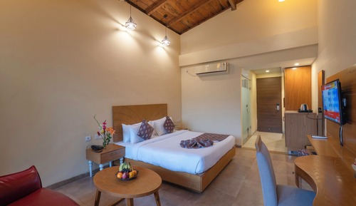 Chambre Double, vue jardin