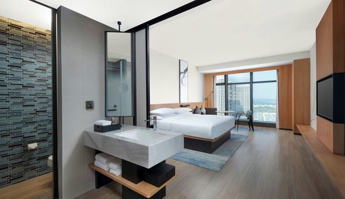 Chambre Exécutive, 1 très grand lit, non-fumeurs, vue ville