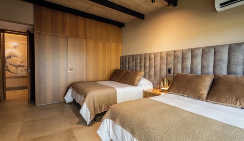 Maison, vue montagne