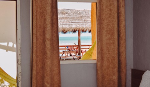 Chambre Triple Standard, vue plage
