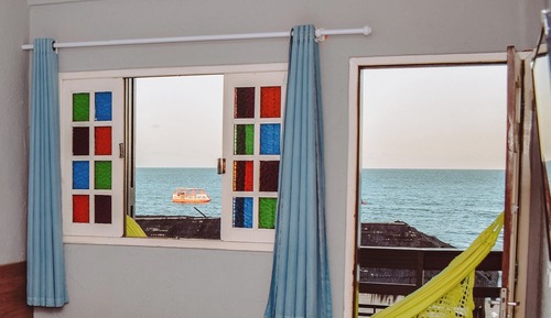 Chambre Triple Supérieure, vue plage