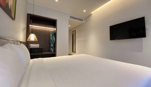 Chambre Double Supérieure, 1 chambre, vue jardin, vue mer