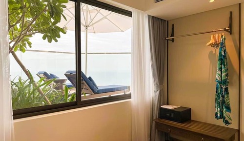 Penthouse Exécutif, 2 chambres, piscine privée, vue mer