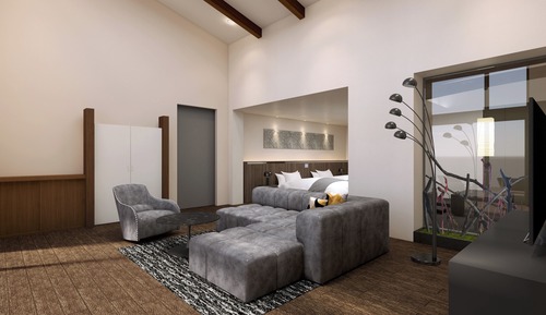Chambre, non-fumeurs, vue océan (Souten, Guest room with open-air bath)