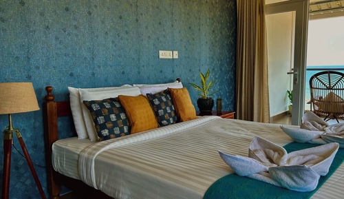 Chambre Double Luxe, 1 grand lit, vue mer