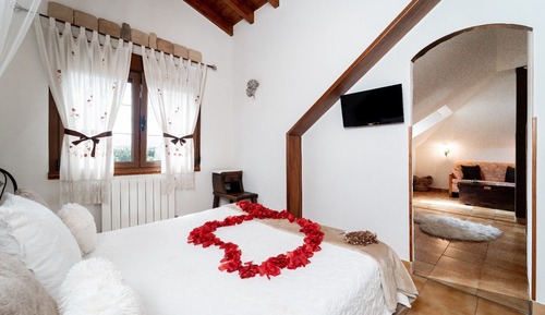 Chambre Double Classique, 1 grand lit, vue jardin