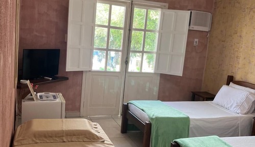 Chambre Simple Standard, 3 lits une place, véranda