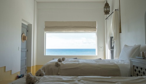 Chambre Standard avec lits jumeaux, vue océan