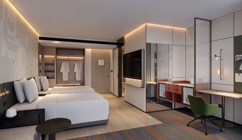 Chambre Premium, 2 lits doubles