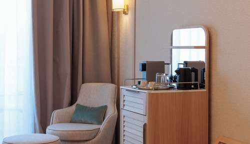 Chambre, 2 lits une place