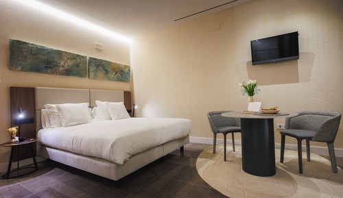 Studio Luxe, balcon, vue ville