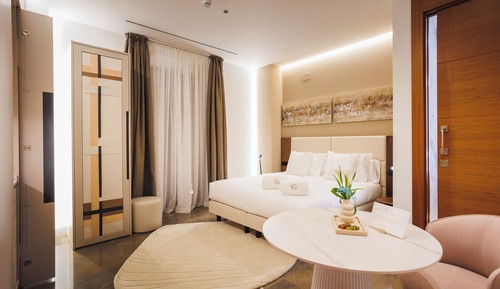 Studio Luxe, balcon, vue ville