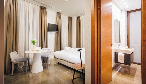 Studio Luxe, balcon, vue ville