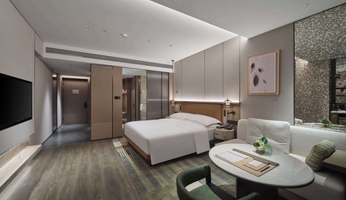 Chambre, 1 très grand lit, accessible aux personnes à mobilité réduite
