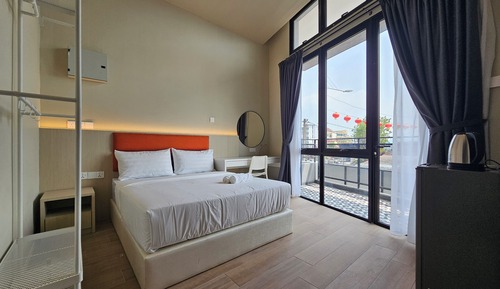 Chambre Double Deluxe, balcon, vue partielle sur l'océan