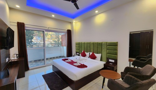 Chambre Premium, balcon, vue montagne