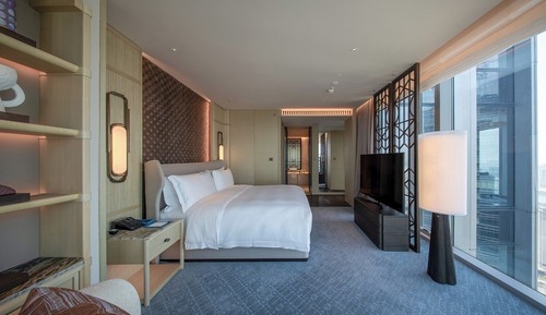 Suite, 1 très grand lit, non-fumeurs, vue ville