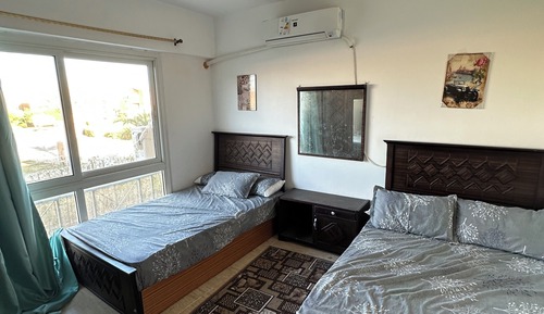 Chalet Standard, balcon, vue cour intérieure