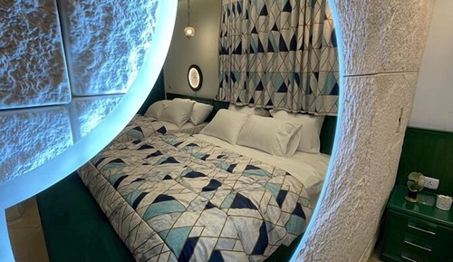 Chambre Triple Standard, 1 chambre, coin cuisine, vue ville