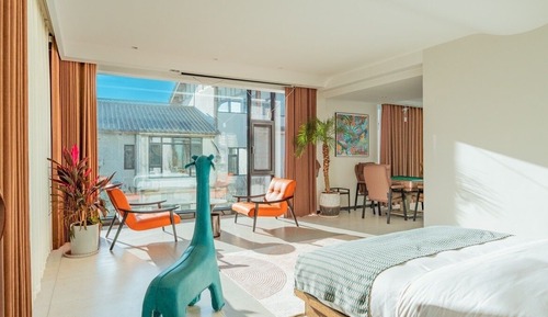 Suite Studio Confort, 2 grands lits, fumeurs, salle de bains privée