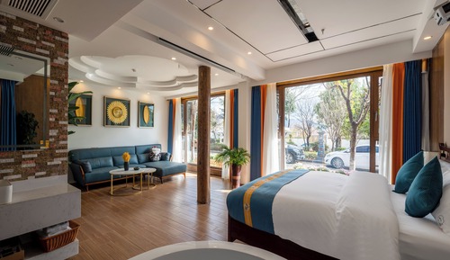 Suite Studio, 1 grand lit, fumeurs, salle de bains privée