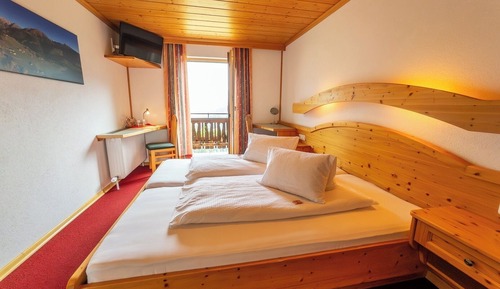 Chambre Double Classique, balcon, vue montagne