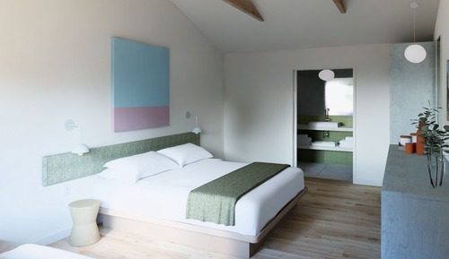 Studio Luxe, vue jardin
